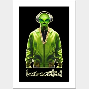 Hip hop Alien - Love Music Posters and Art